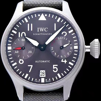 홍콩명품 [아이더블유씨] 남성용 파일럿 그레이 다이얼 오토매틱 무브먼트 IWC0202 g 