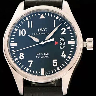 홍콩명품 [아이더블유씨] 남성용 파일럿 오토매틱 워치 마크 17 블랙다이얼 IWC0415 p 