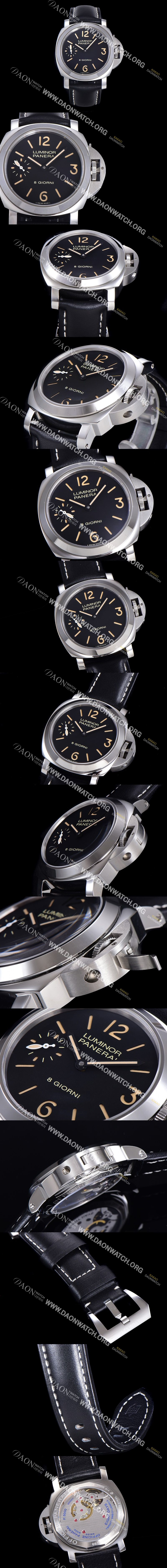 홍콩명품 [파네라이] 남성용 루미노르 PAM00915 베이스-44MM 블랙 다이얼 신형 PANERAI Cal. P.6000 Type 수제공정형 튜닝완료 무브먼트 PAN02183 9